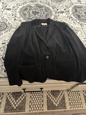 LOFT Black Suit Jacket with matching Pants & skirt (3) piece set.